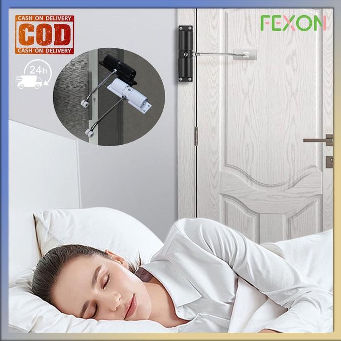 New CODFEXON Penutup Pintu Otomatis Engsel pintu rumah Pintu pegas otomatis lebih dekat