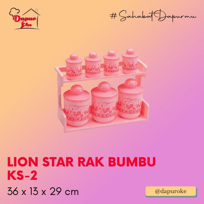 Lion Star Rak Bumbu Ks-2 / Family Kitchen Set #Gratisongkir #Sale #Discount