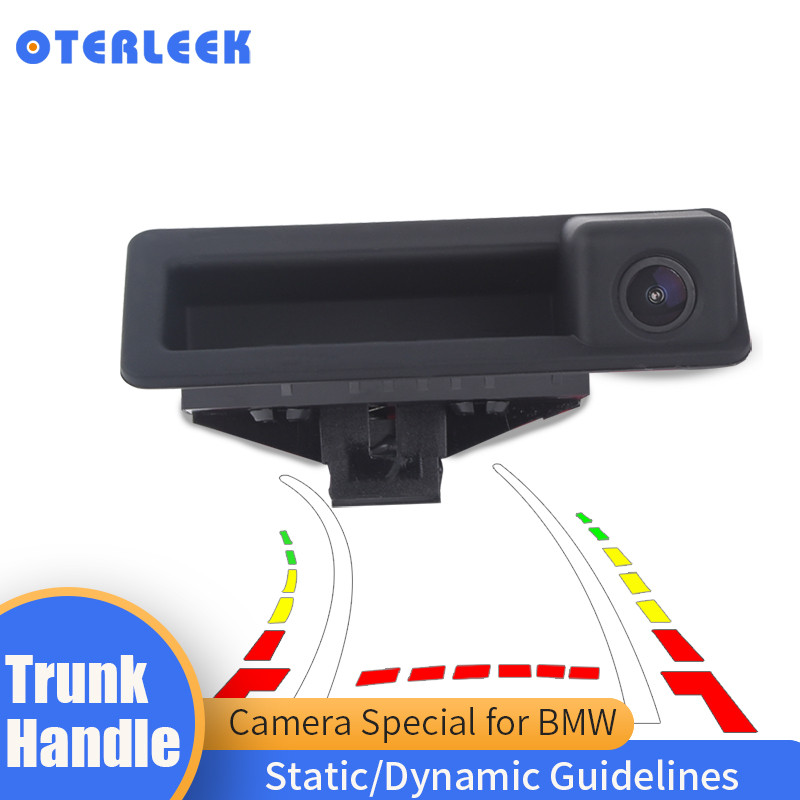 HD dynamic trajectory trunk handle car rear view camera for BMW X1