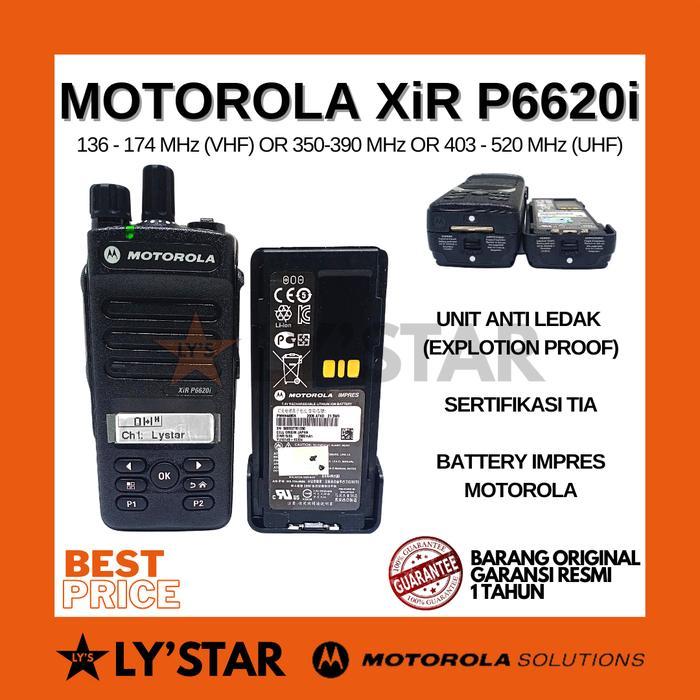 Ht Motorola Xir P6620 Tia Gasproof Explotionproof