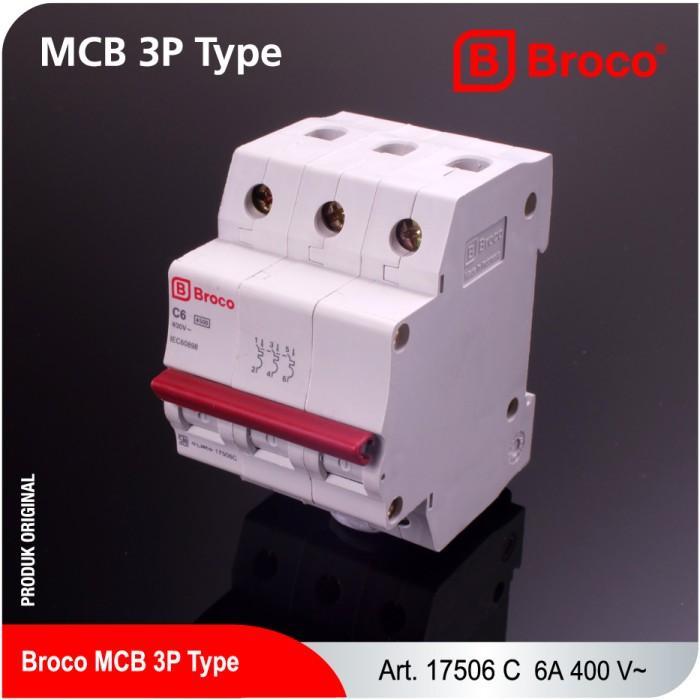 BROCO MCB 3 PHASE 6A (17506C)