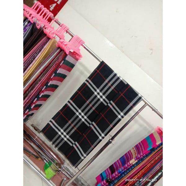 SALE SYAL MOTIF KOTAK-KOTAK PASHMINA BAHAN SILK SUTRA SHAWL SCA