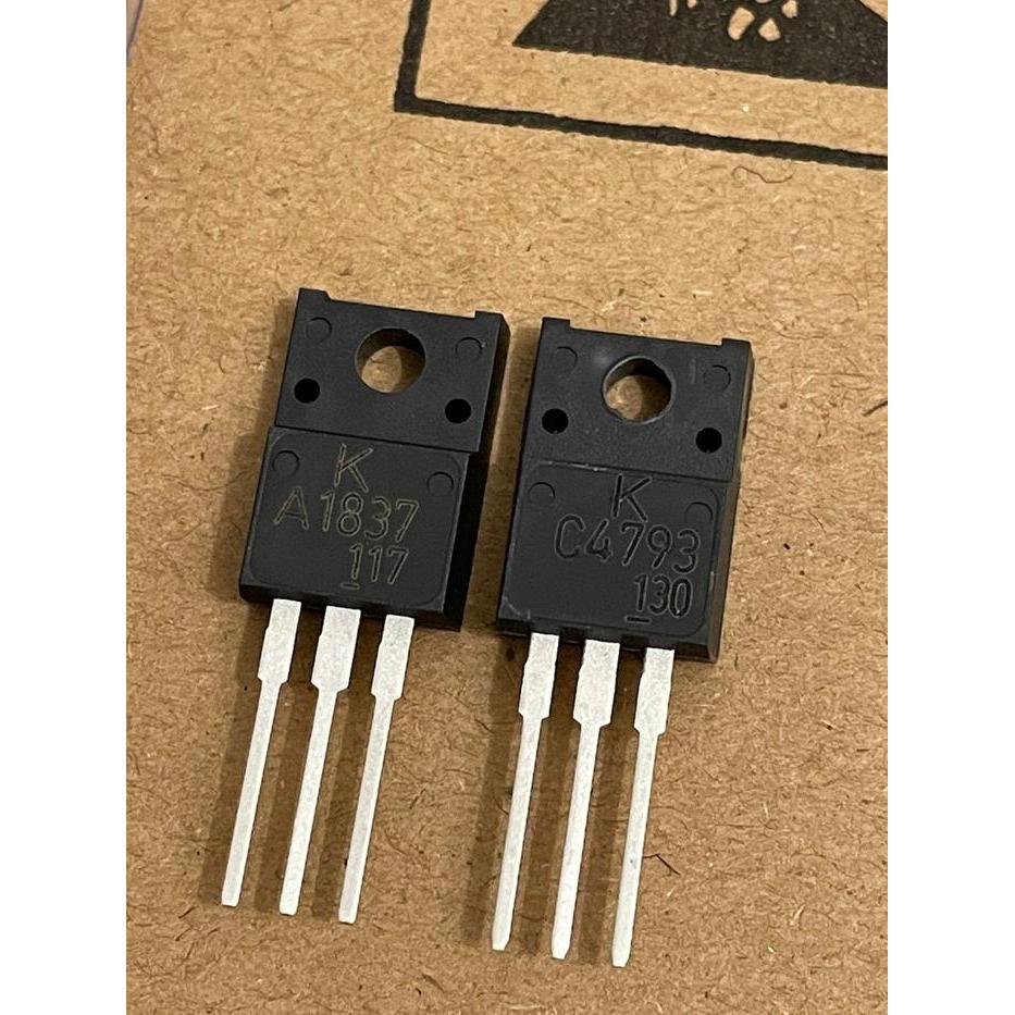 Transistor KEC A1837 - C4793 A 1837 - C 4793 ORI A1837-C4793 ASLI