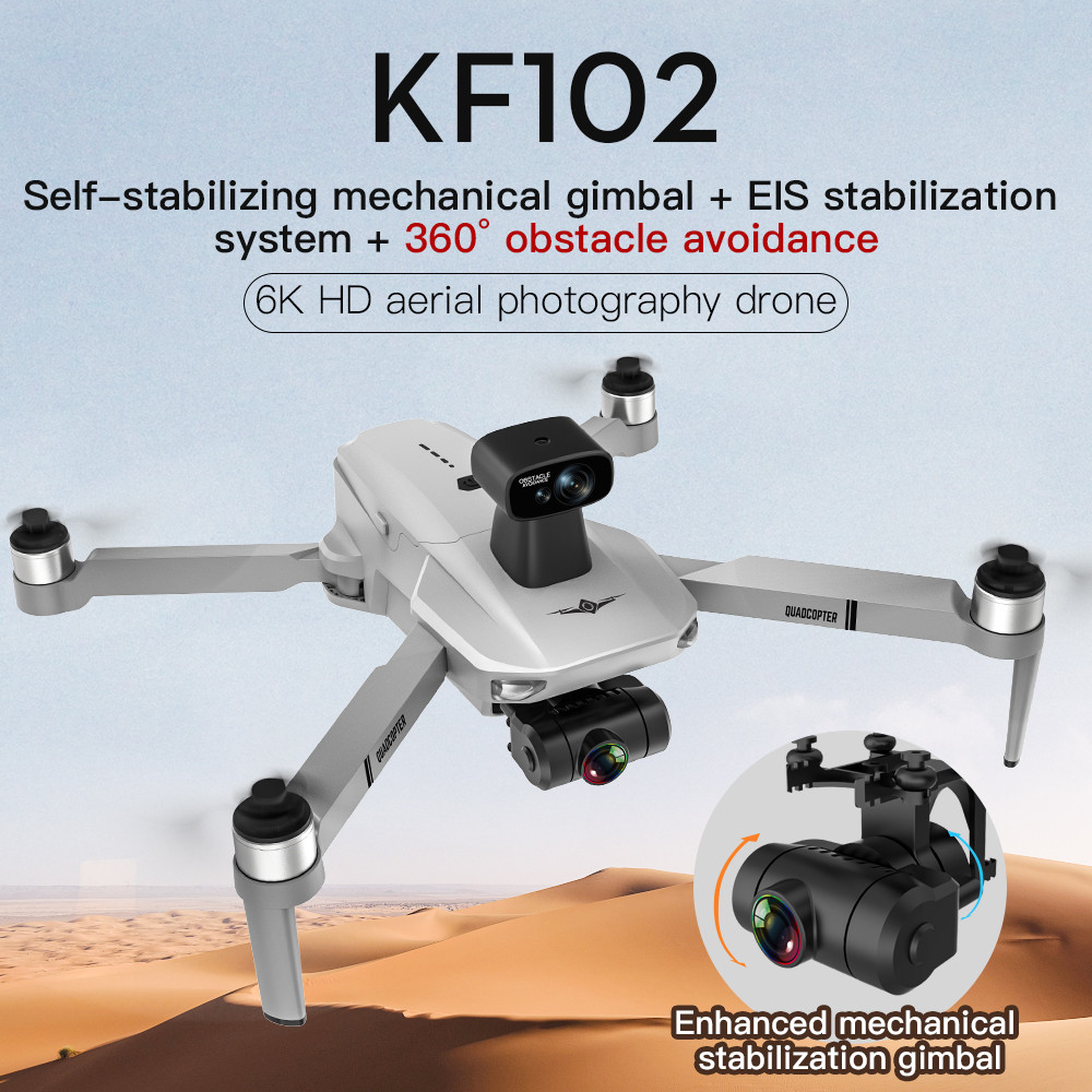 KF102 MAX Drone 4K Camera Drone 2-Axis Gimbal GPS Quadcopter 5G Wifi FPV RC HD 4K Dual RC Helicopter