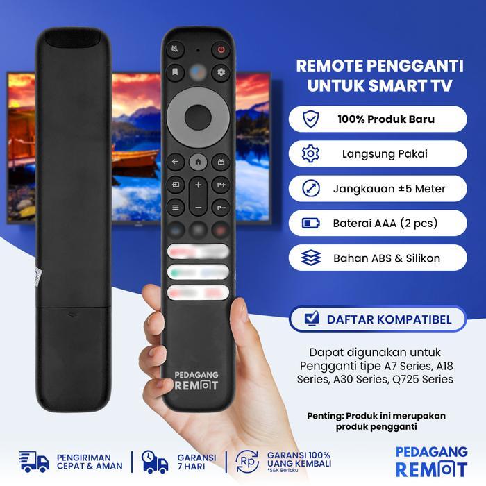 New Remote TV TCL Android Smart TV IR / Remot TCL Android Smart TV LCD LED