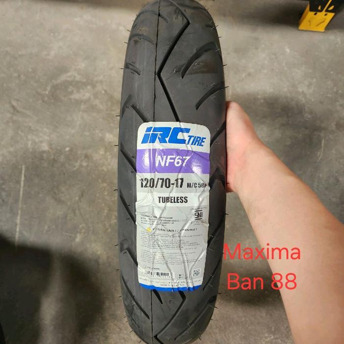 Ban IRC 120/70-17 NF67 Tubeless Ban Belakang Vixion