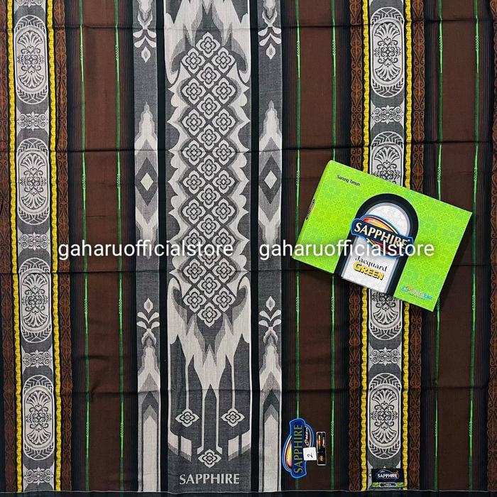 Sarung Sapphire Jacquard Green dan SKD SDF Siap Kirim