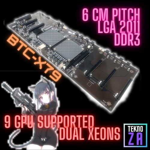 9 GPU BTC X79 DUAL XEON MINING MOTHERBOARD