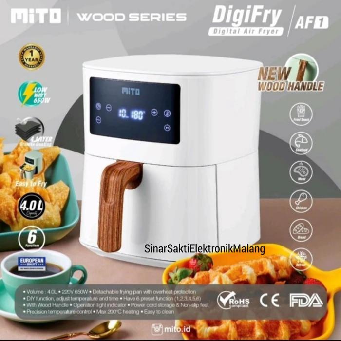 Digital Air Fryer Mito Mitochiba - Mito Air Fryer Digital 4 Liter Low