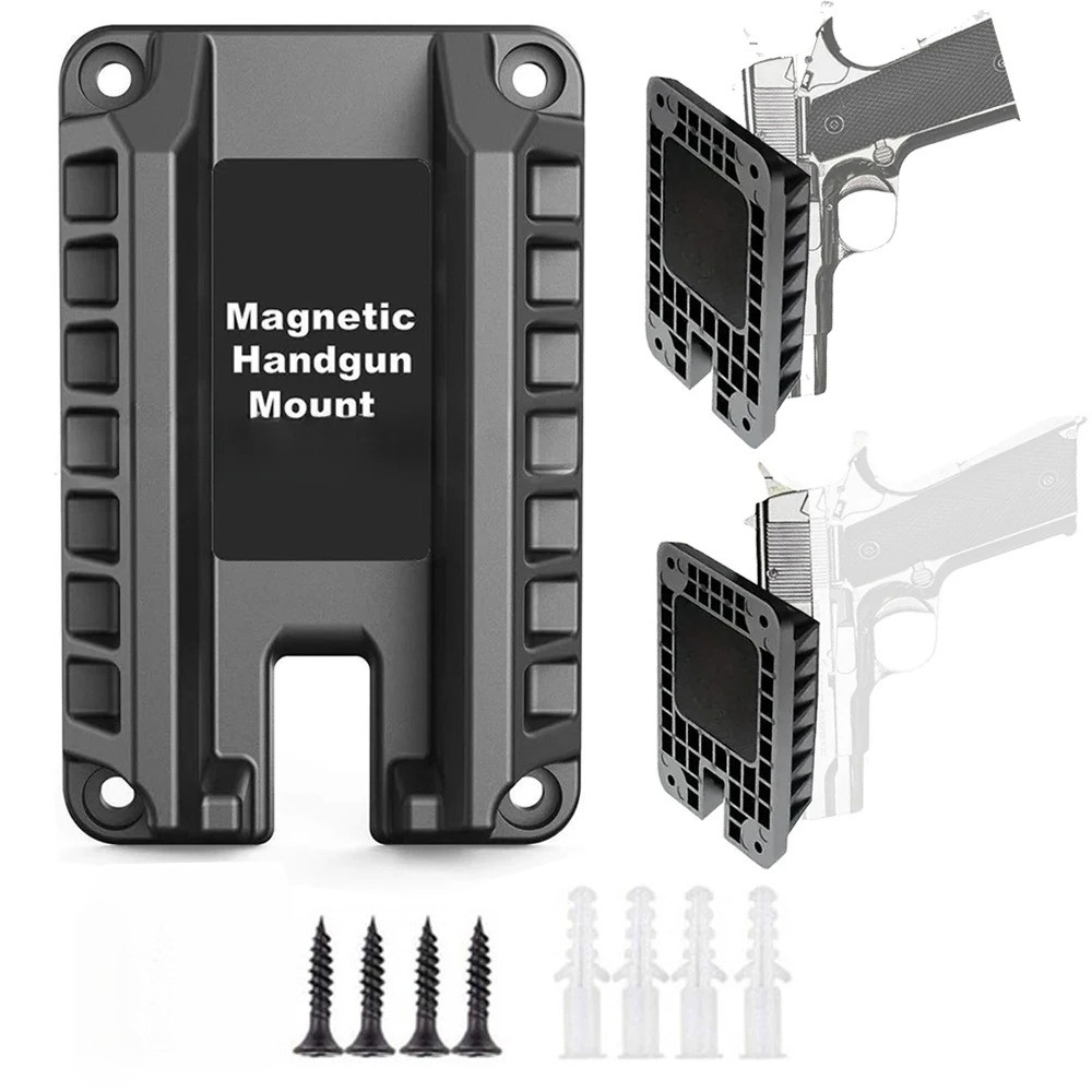 Tactical Gun Magnet Mount Magnetic Flat Top Handgun Mount Concealed Gun Holder For