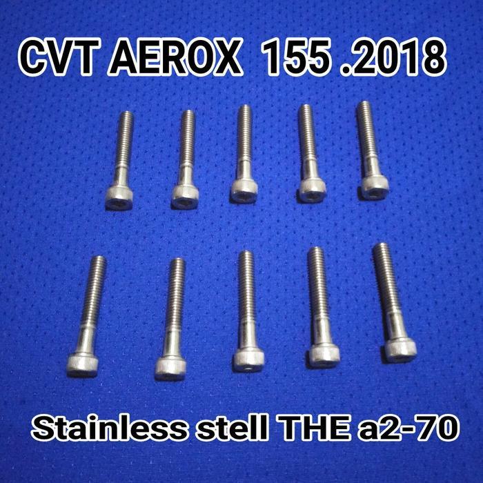 Palinglaris- Baut Bak Cvt Aerox 155 L Stainless