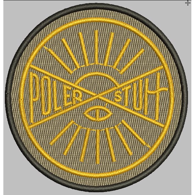 BCP-779 PATCH POLER STUFF HEMISPHERE ADVENTURE OUTDOOR/HIKING BORDIR/EMBROIDERY