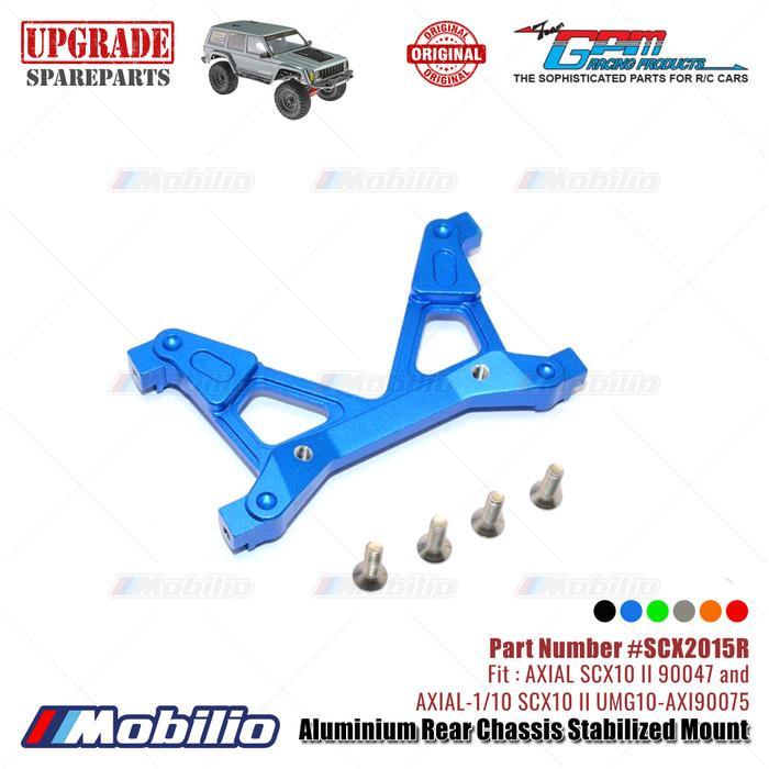 Gpm Part #Scx2015R Aluminium Rear Chassis Stabilized Mount Rc Upgrade Axial Scx10 Ii Crawler