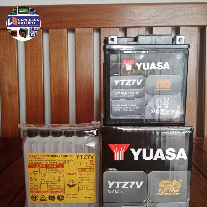 Yuasa Ytz7V Aki Original Aerox 155