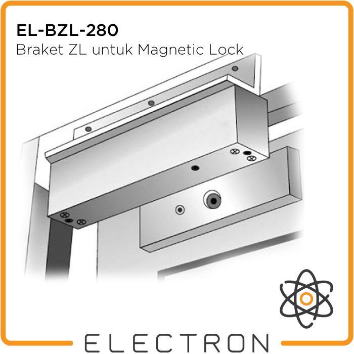 rw9r- El-Bzl-280 Bracket Zl 280Kg Magnetic Door Lock Access Control 280 Kg