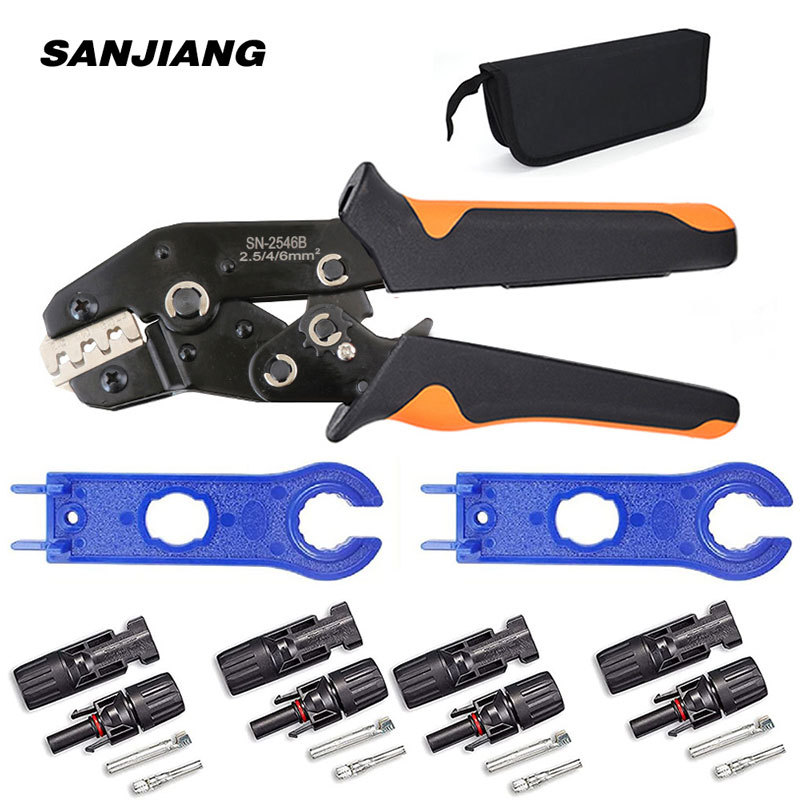 SN-2546B Solar PV Connector Crimping Tools for AWG14-10 (2.5/4/6mm²)
