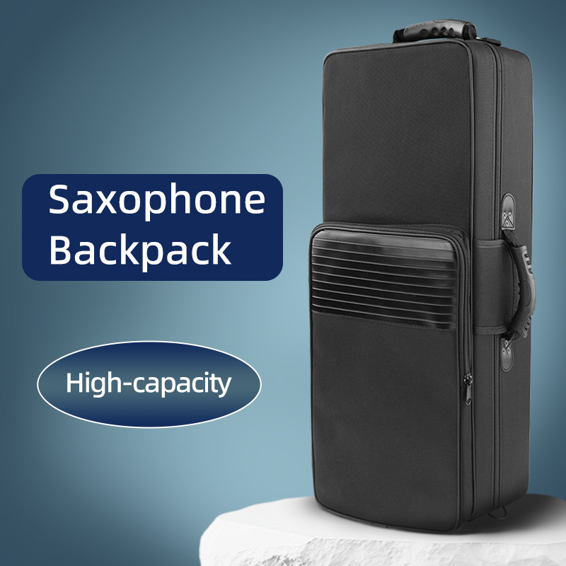 Eb Bb Alto Tenor Saxophone Backpack Instrument Case Single Shoulder Portable Backpack Saxophone