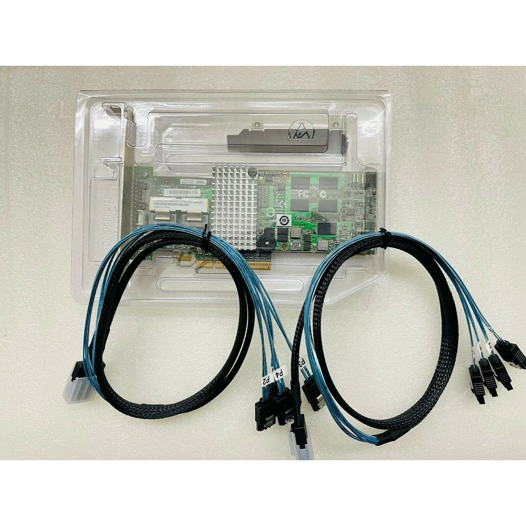 for IBM M5015 9260-8I SAS SATA RAID controller+2SFF-8087 to (4) 7-Pin SATA