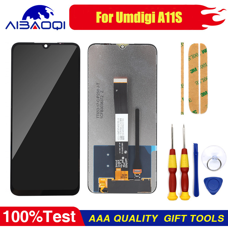 UMIDIGI A11 S 100% Original 6.53 Inch LCD Display + Touch Screen Digitizer + Frame Assembly Digitize