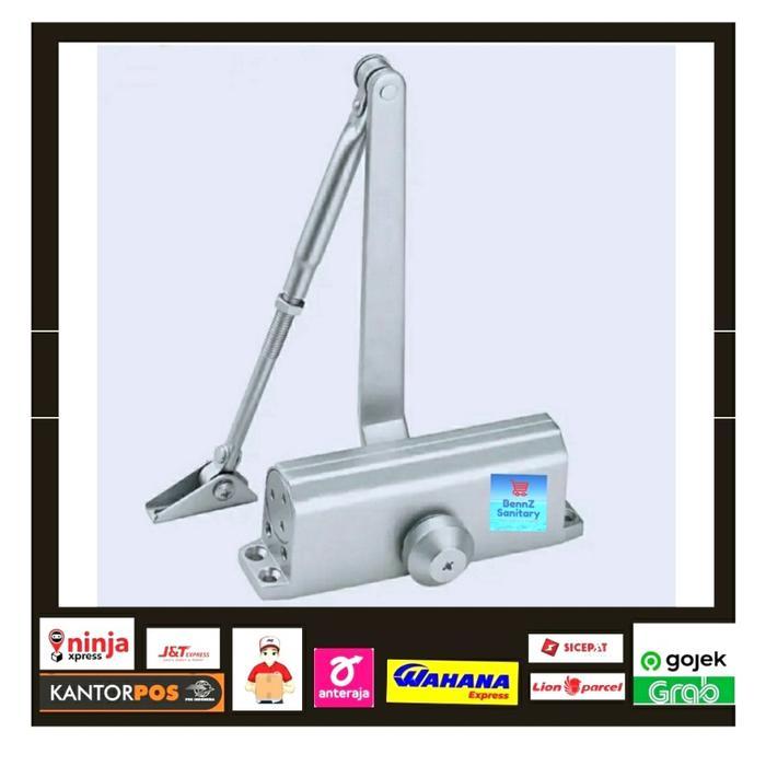 Safetr- Door Closer Alumunium/Penutup Pintu Otomatis/Door Closer Alumunium
