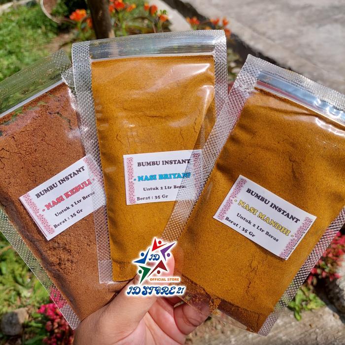 Bumbu Nasi Kebuli Mandhi Briyani Instant Untuk 2 Liter Beras 35 Gr Bawang Penyedap Bombay Sapi