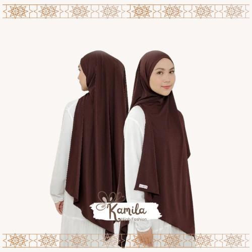 KAMILA - Hijab Pasmina Instan Jibab Langsung Jumbo Syari Bahan Jersey