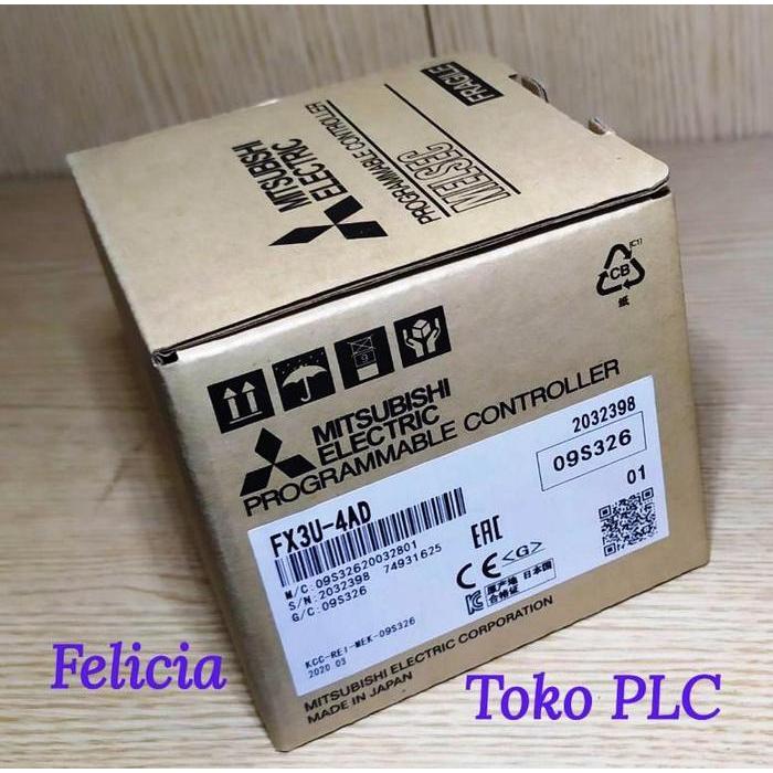 Fx3U-4Ad Mitsubishi Fx3 Analogue To Digital Plc Fx3U-4Ad Plc Mitsubishi Fx3U4Ad Fx3U 4Ad Analog