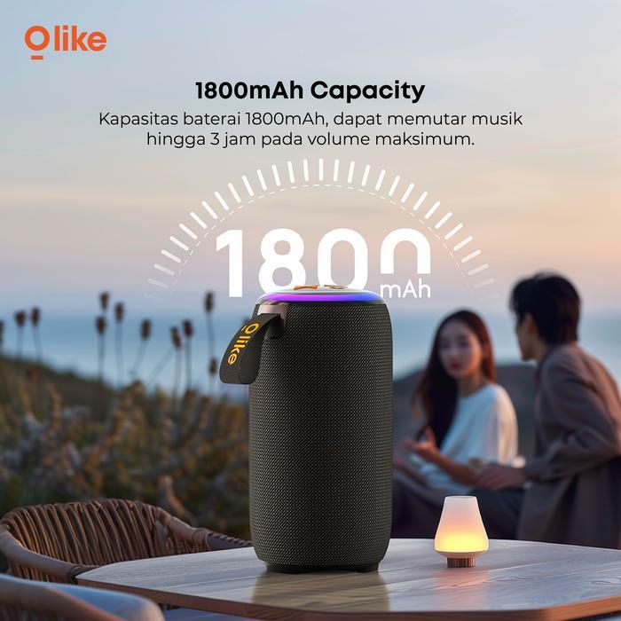 Promo [Exclusive King Kevin] Olike Speaker Bluetooth Sf11 Bass 5W Led Light Hd Audio Stereo Bass Max