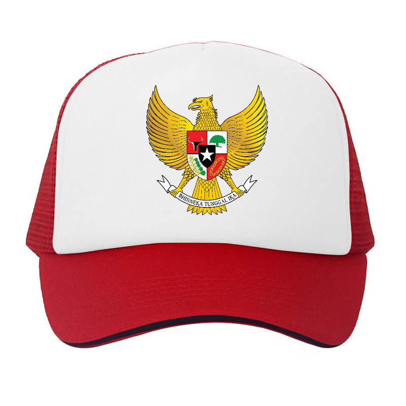 Topi Trucker Garuda Pancasila Indonesia Icon