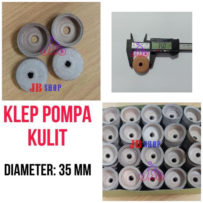 klep kelep pompa kulit asli seal sil karet pompa angin tabung sepeda