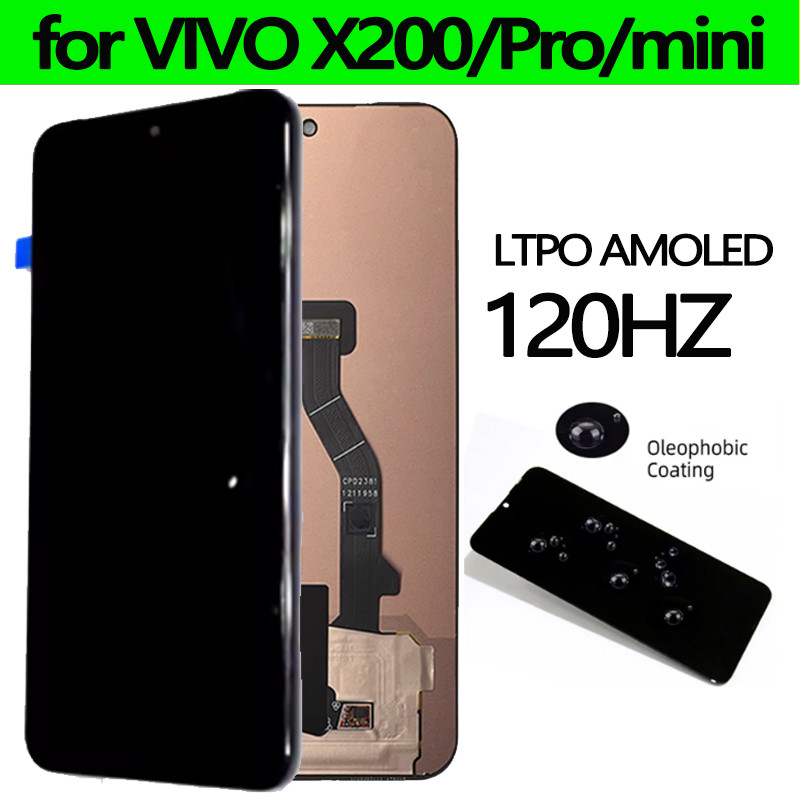 6.78''  Display For vivo X200 Pro LCD Display V2413 Touch Screen Digiziter For vivo X200Pro