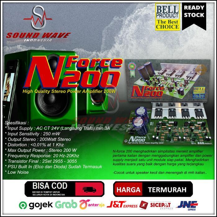 TERBARU KIT N FORCE 200 POWER AMPLIFIER