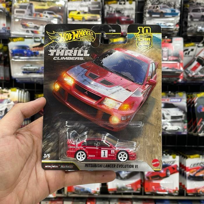 HOTWHEELS PREMIUM LANCER EVOLUTION VI THRIL CLIMBERS