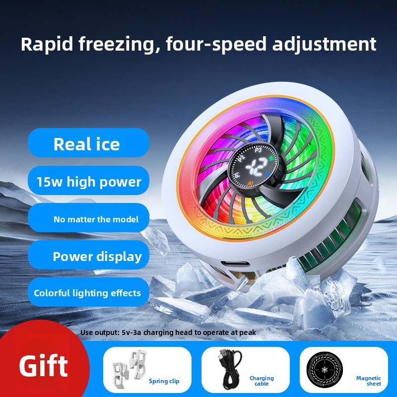 15w cell phone cooler radiator fan magnetic cell phone game cooler phone gaming phone cooler