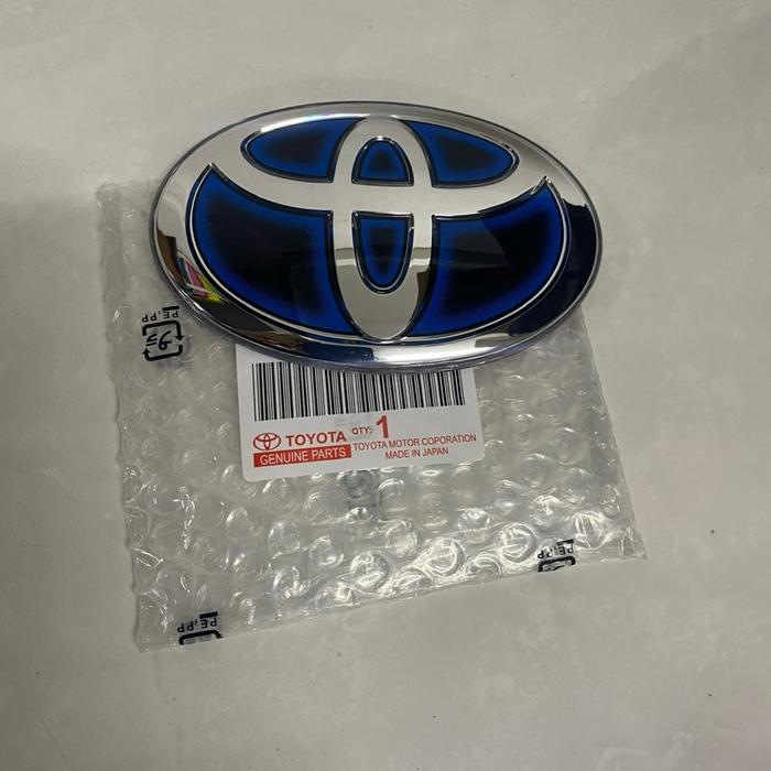 Emblem Hybrid Logo Toyota Sienta Jdm Blue Gradation Glass Look Glossy