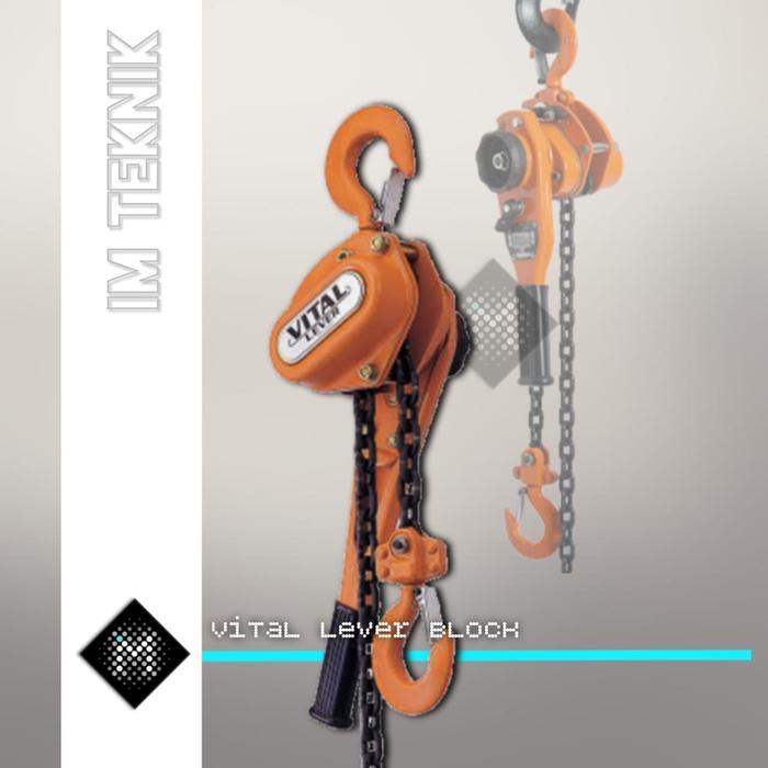 Lever Block 3 Ton X 1.5 Meter V-Lever Vital Chain Lever Block Ori