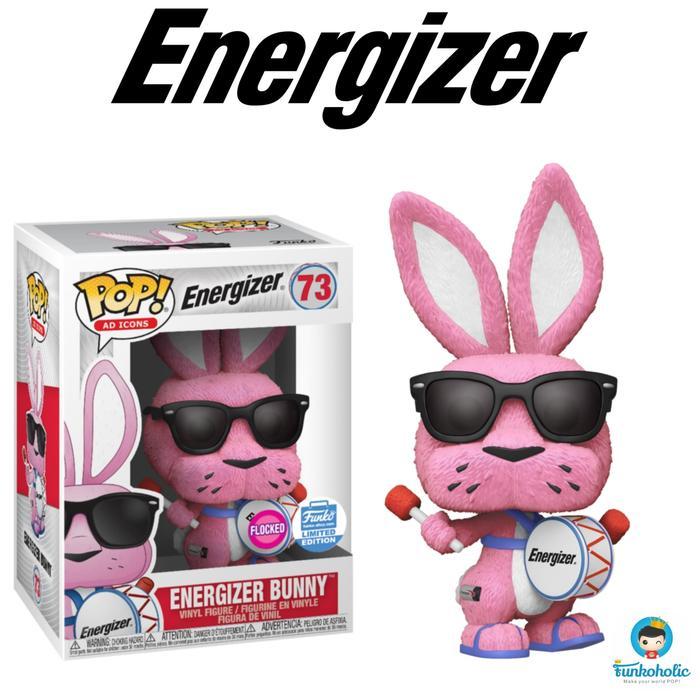 FUNKO POP AD ICONS - ENERGIZER BUNNY (FLOCKED) [FUNKO-SHOP EXCLUSIVE]