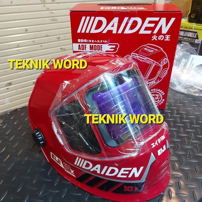 Terbaru Helm Las Otomatis Daiden Eiji 10X / Topeng Las Otomatis Daiden / Kedok Las Otomatis Daiden
