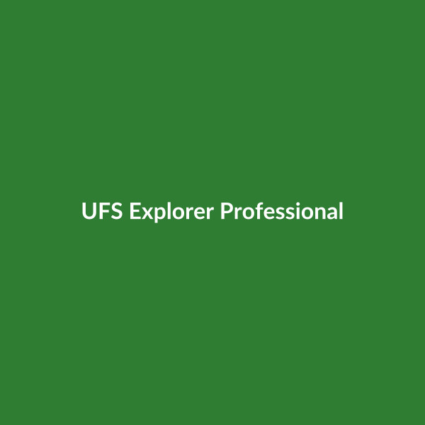 UFS Explorer Professional Recovery