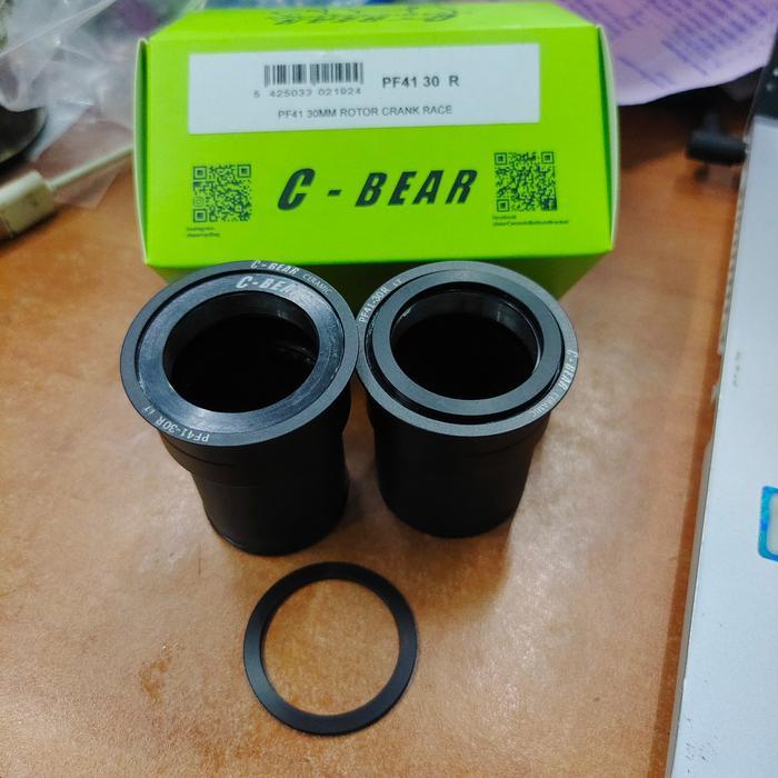 C-Bear Pf41 30 R Bottom Bracket Ceramic C Bear Pf41 30Mm Rotor Spindle Crank-Race