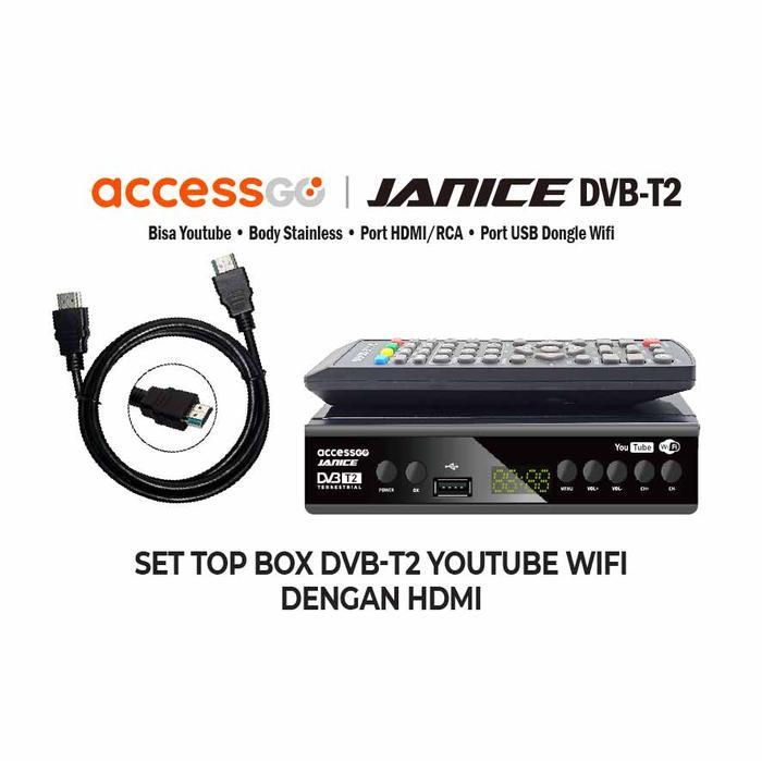 NEW Set Top Box + Hadeemi DVB T2 Accessgo Janice U002