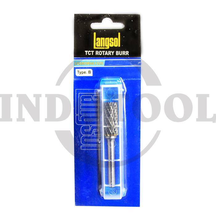Tct Rotary Burr Type B 6 X 10 X 20Mm / Mata Tuner Type B Langsol