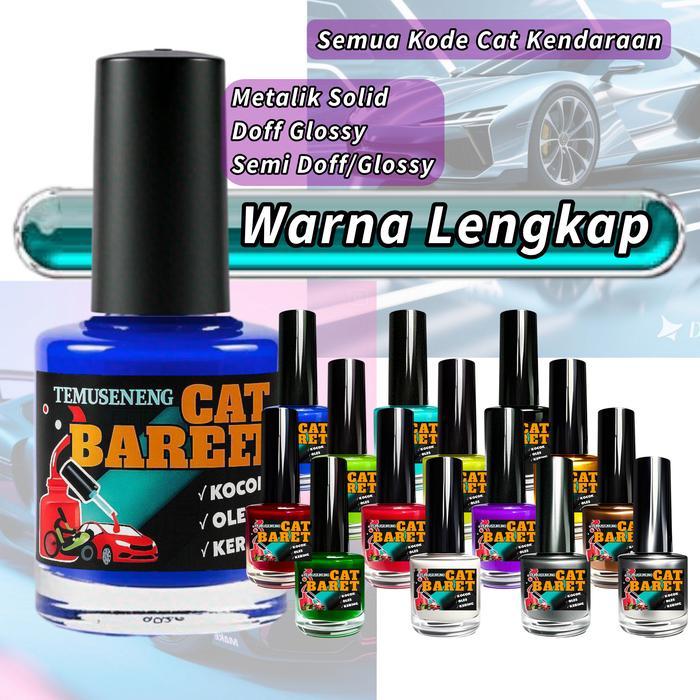 Cat Hitam Metalik Black Metallic Pengilang Baret Lecet Mobil Motor