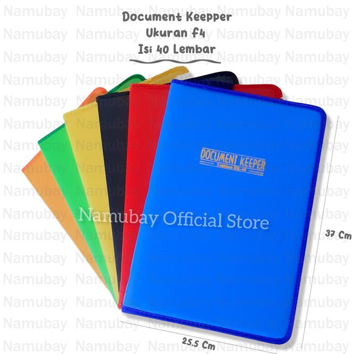DOKUMEN KEEPER ISI 20,40,60 LEMBAR/MAP RESLETING Plastik Stationery