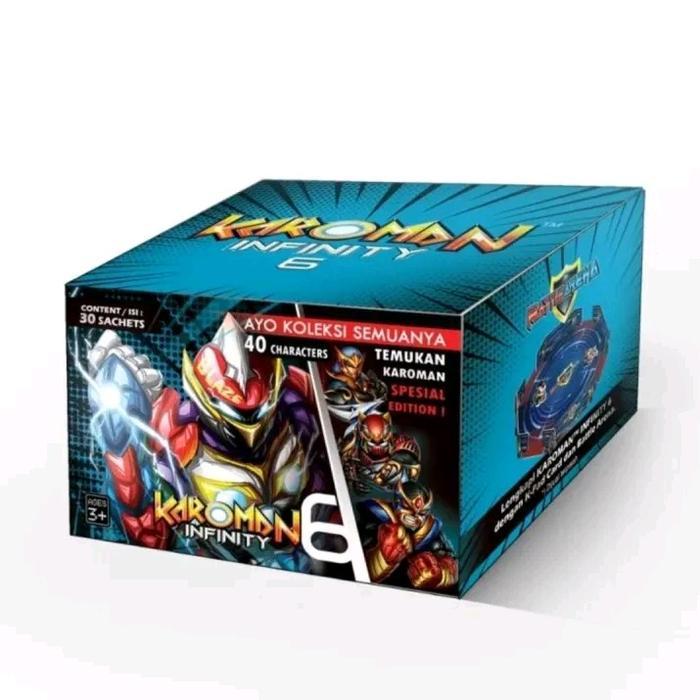 1BOX mainan puzle karoman INFINITY 6 ISI 30 sachet / mainan anak karoman