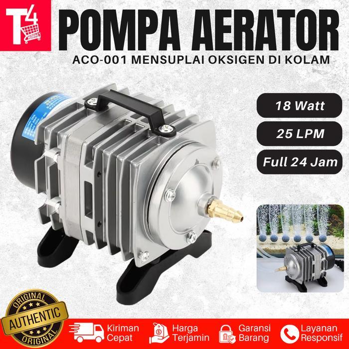 Pompa Gelembung Udara ACO 001 kolam pompa Oksigen akuarium aerator pompa angin Blower Aquarium Kolam