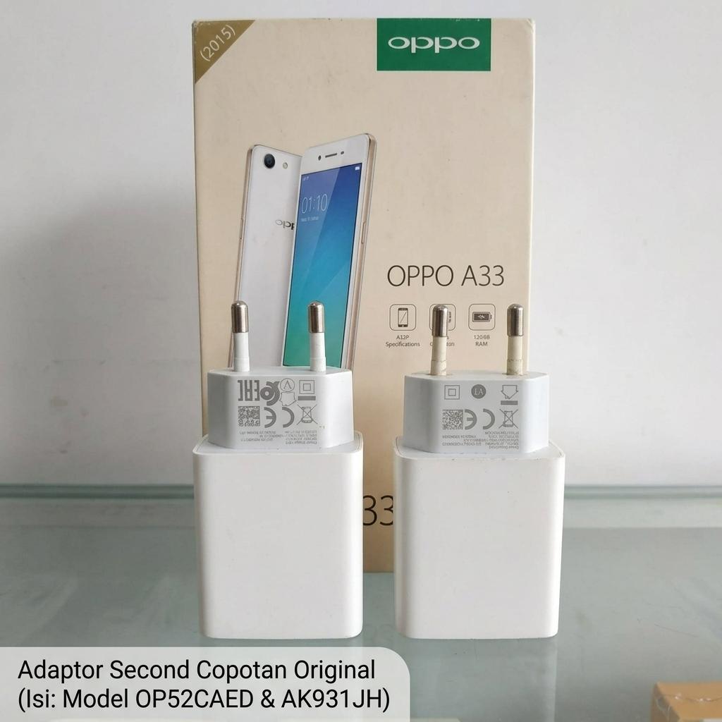 Charger OPPO AK931YHID Original Bekas Standard Charger 5W OPPO A33 2015