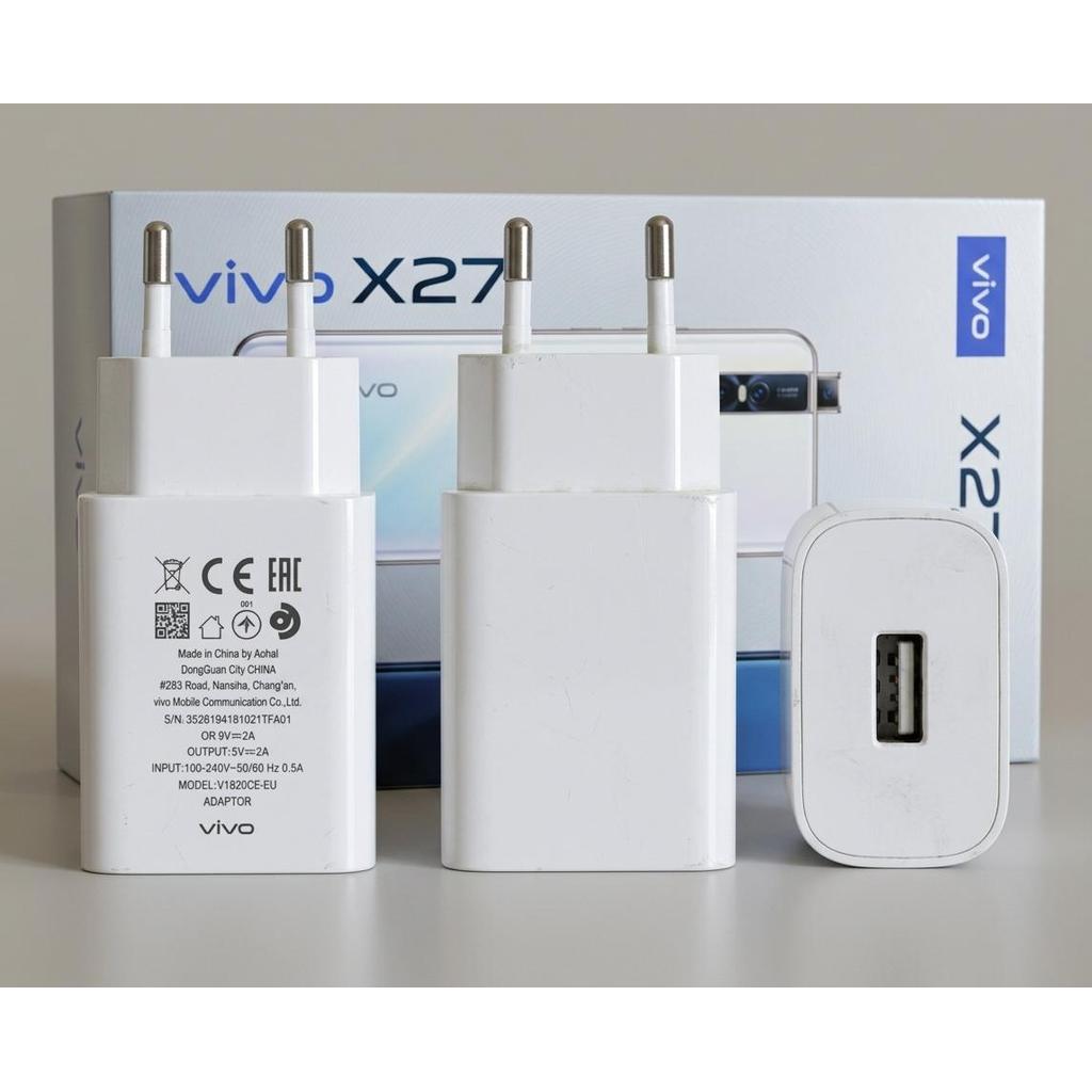 Charger HP Vivo V1820C-EU Ori Bekas Fast Charging 18W 9V 2A Untuk Vivo X27