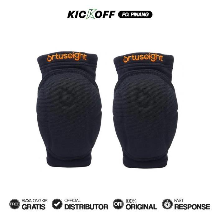 Cvr PELINDUNG LUTUT ORTUSEIGHT / KNEEPAD ORTUSEIGHT OLYMPICO KNEEPAD - BLACK