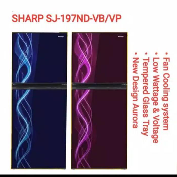 Kulkas Sharp 2 Pintu SJ-197ND